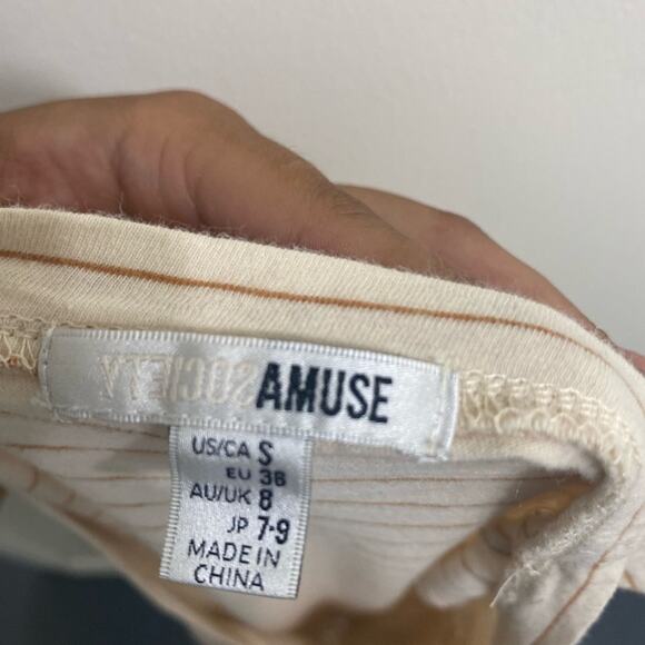 "Amuse Society Front Tie Top, Size Small - Boho Chic Style" - Picture 9 of 9